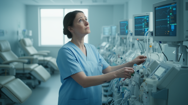Alarm Fatigue in Hemodialysis Nurses Linked to Shifts, Income and Resilience