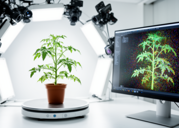 Photogrammetry and Gaussian splatting bring plants into 4D digital life