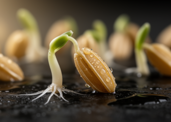 Multi-omics maps carbon metabolism's staged handoff as rice seeds germinate