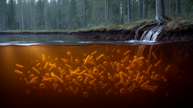 Browning, not warming, pushes shallow boreal lakes toward bacterial dominance