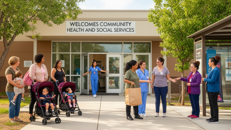 Barriers and facilitators to accessing community-based health and social services among mothers experiencing social and structural disadvantage: a mixed-methods study