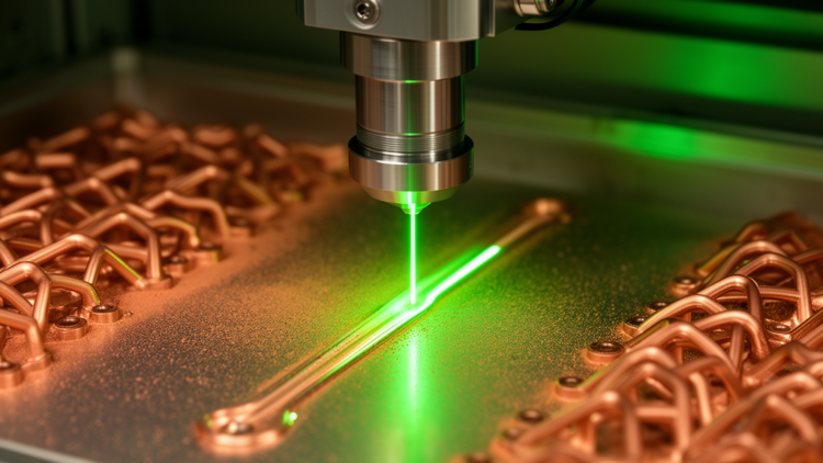 Green Laser Tuning Yields Dense, Strong 3D-Printed CuCrZr Alloy