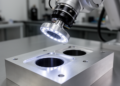 AI-guided robot with adaptive lighting measures blind holes to 0.03 mm accuracy