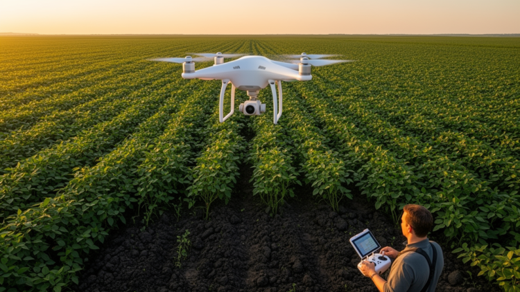 Two Drone Flights, One Better Forecast: Bare-Soil Imagery Boosts Soybean Yield Prediction