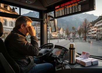 Cross-sectional study links Swiss bus driver burnout to demanding working conditions