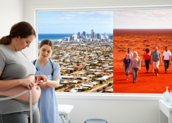 Central obesity prevalence differs across Australian remoteness areas