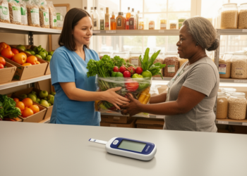 Free Healthy Food Access May Reduce Food Insecurity, Not Significantly Improve HbA1c