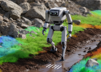 Semantic Labels Guide Terrain-Specific Humanoid Behavior in Simulation