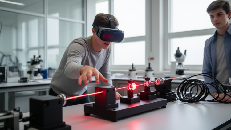 Würzburg VR laser lab wins German Physical Society teaching prize