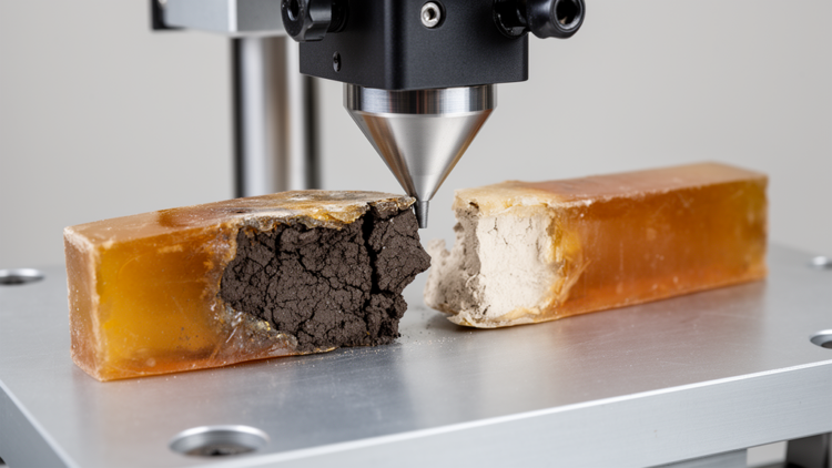 Clay Strength With Polyester Resin Depends Strongly on Initial Moisture