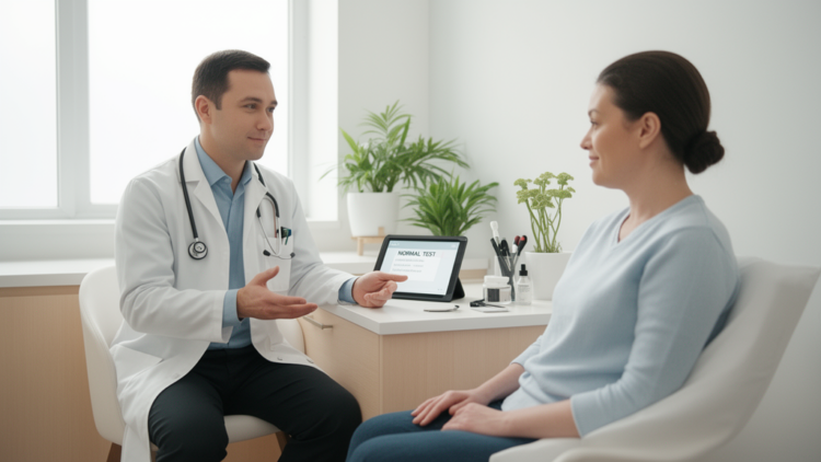 Physician warmth and competence shape reactions to normal test results