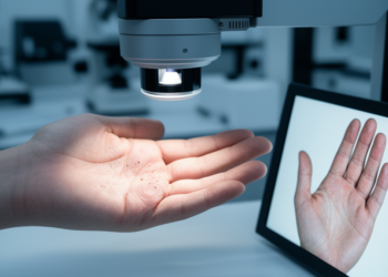 Vision Transformer pipeline improves palmprint images in 100-image study