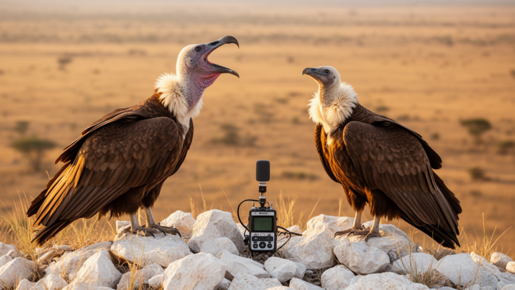 Observational study reveals complex calls in endangered Rüppell’s vultures
