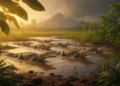Warm-climate tracking may have helped crocodilian relatives survive the dinosaur extinction