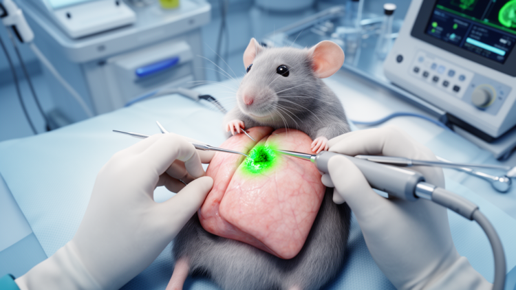 Fluorescent agent helps surgeons identify residual lung cancer in animal trial