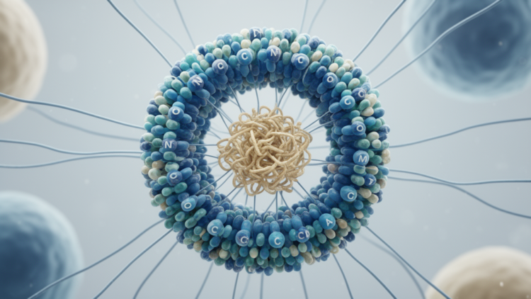 CCAN protein complex forms spherical shell before cell division