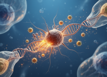 Aging DNA alarm links cellular stress to persistent brain inflammation