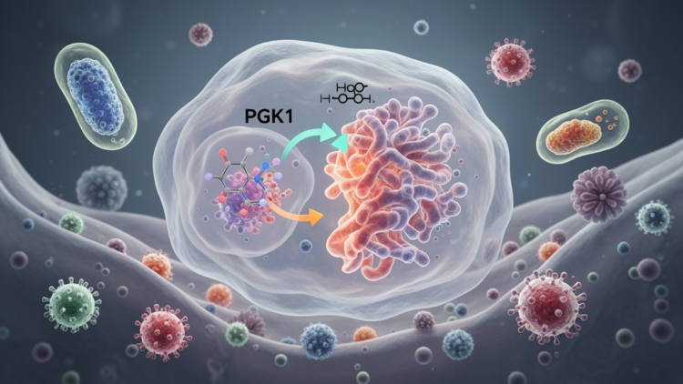 PGK1 kinase activity disables a host chaperone to restrict multiple viruses