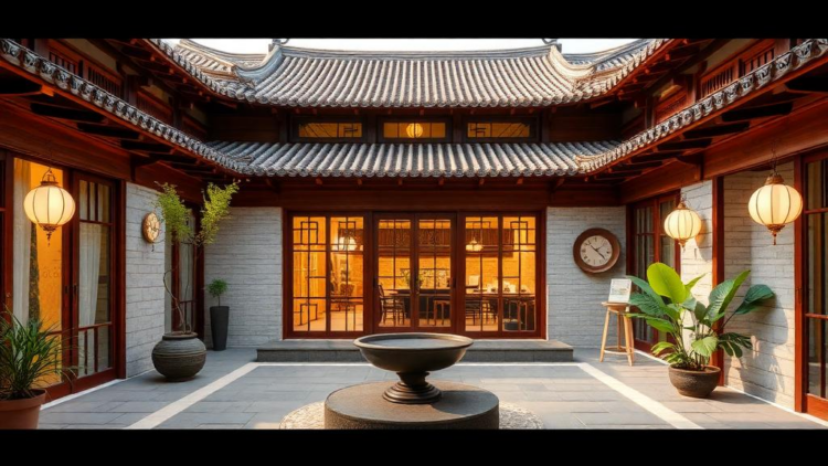 AI Builds a Taiwanese Courtyard House in Virtual Reality for Pennies