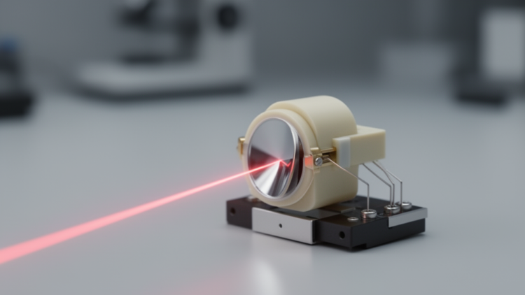 Tiny piezoelectric mirror steers and refocuses light at microsecond speeds