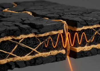 Flash-heated bamboo biochar produces tougher, absorption-dominant shielding composite
