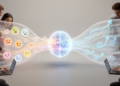 Dual-Channel AI Model Links Sentiment, Performance and Educational Tool Adoption