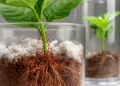 Iron oxide nanoparticles ease salinity damage in a medicinal plant