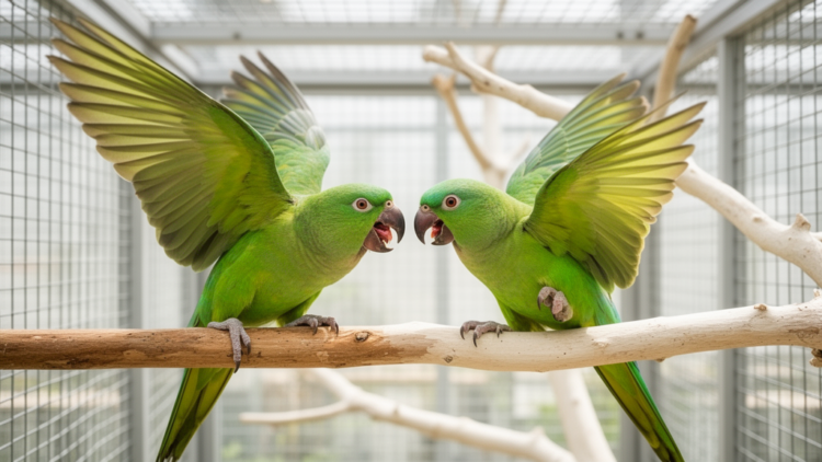 Monk parakeet aggression shows no major sex-based difference