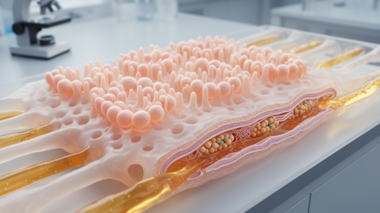 Biomimetic membrane recreates native-like conditions for intestinal organoid cells