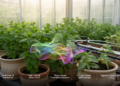 Machine learning assesses lemon balm responses to drought, fungi and TiO₂ nanoparticles
