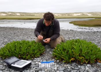 Genome study reveals north–south genetic divergence in coastal halophyte