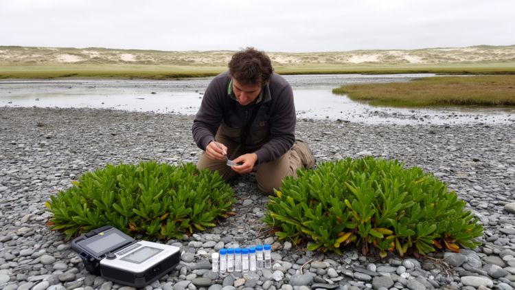 Genome study reveals north–south genetic divergence in coastal halophyte