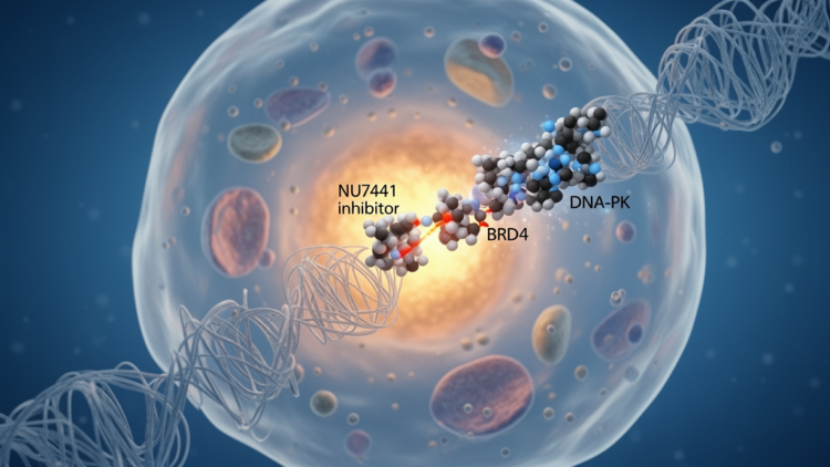 NU7441 shows dual BRD4 and DNA-PK activity in ovarian cancer cells