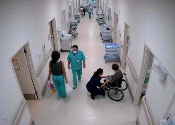Hospital abnormal target and personnel behavior detection using improved YOLOv8