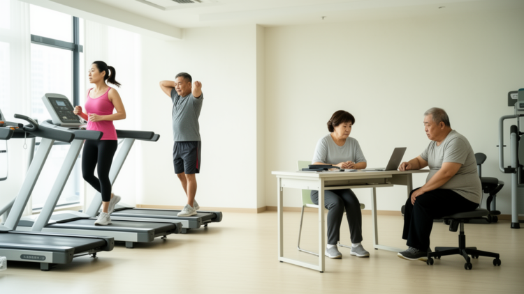 Chinese adults show sex-specific links between activity, sitting and obesity
