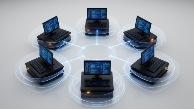Layered defenses improve resilience in six-client decentralized AI study