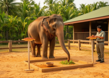 Asian Elephants Demonstrate Inhibitory Control in Thailand Experiment