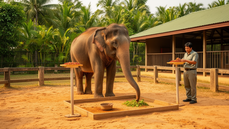Asian Elephants Demonstrate Inhibitory Control in Thailand Experiment