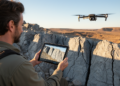 AI Workflow Maps Rock Fractures from Drone Images with Scarce Labels