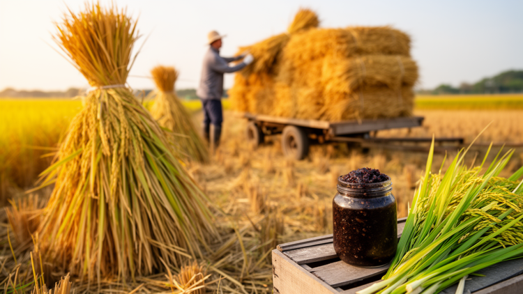 Rice-Plant Bacterium Decoded by Whole-Genome Sequencing Transforms Rice Straw into Better Silage