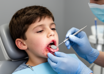 Chemical Mouth Injury and Bacterial Infection Triggered Erythema Multiforme in an 11-Year-Old Boy