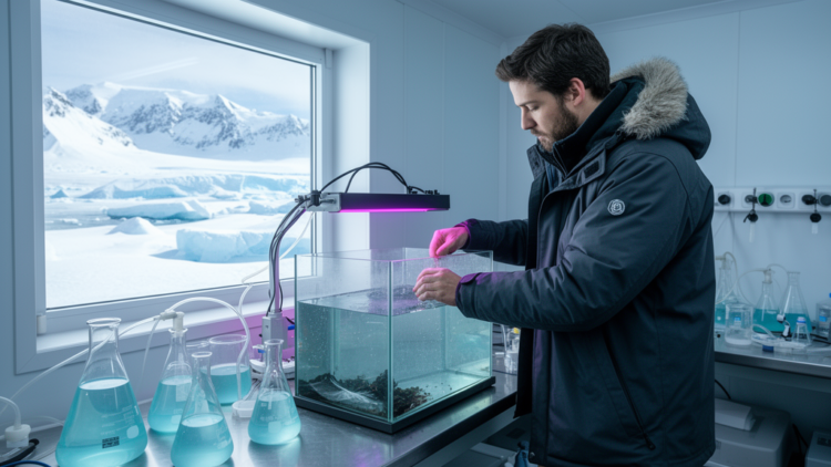Blocking UV light boosts sulfur emissions and new particle formation in Antarctic seawater experiments