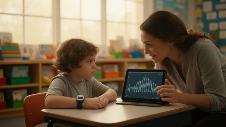 Wearable Sensors Flag Autism Classroom Escalations Minutes Before They Begin
