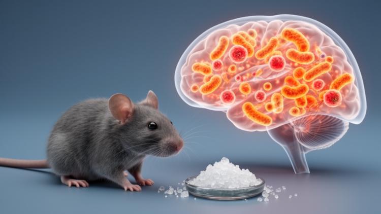 High-Salt Diet Impairs Memory in Aged Mice by Overwhelming Mitochondrial Cleanup