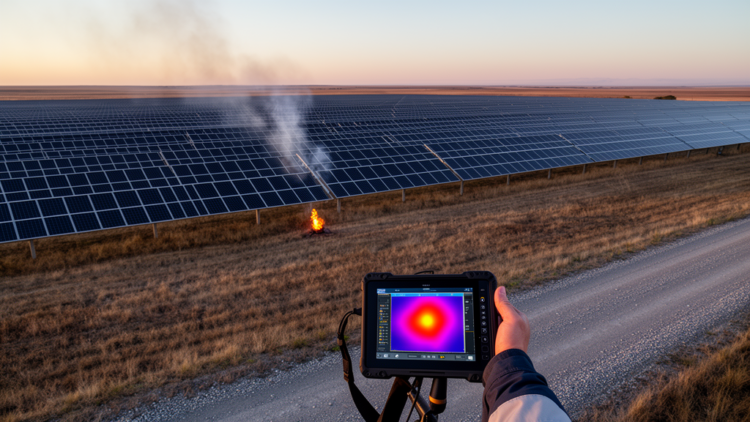 Attention-enhanced AI detector spots incipient fires in solar plants