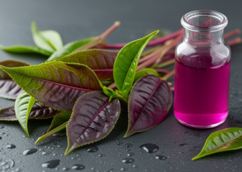 Anthocyanin profiles explain purple leaf coloration in vine tea plant