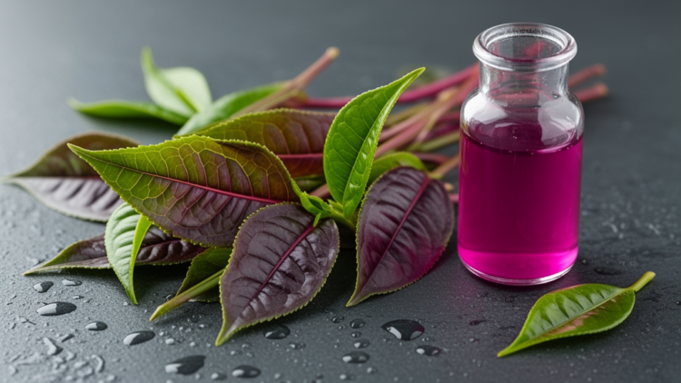 Anthocyanin profiles explain purple leaf coloration in vine tea plant