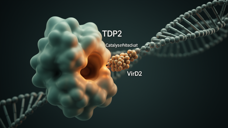 Host repair protein TDP2 cleaves VirD2 from Agrobacterium T-DNA complexes