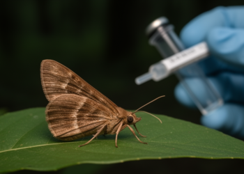 Snout moth Hypena nakajimai recorded in Korea for the first time with DNA evidence