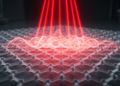 Laser pulses steer electrons in a fleeting Floquet topological state of graphene